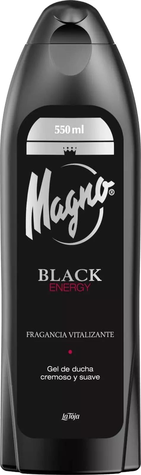 Magno Black Energy Shower Gel, Invigorating, Citrus Fragrance, 550 Ml