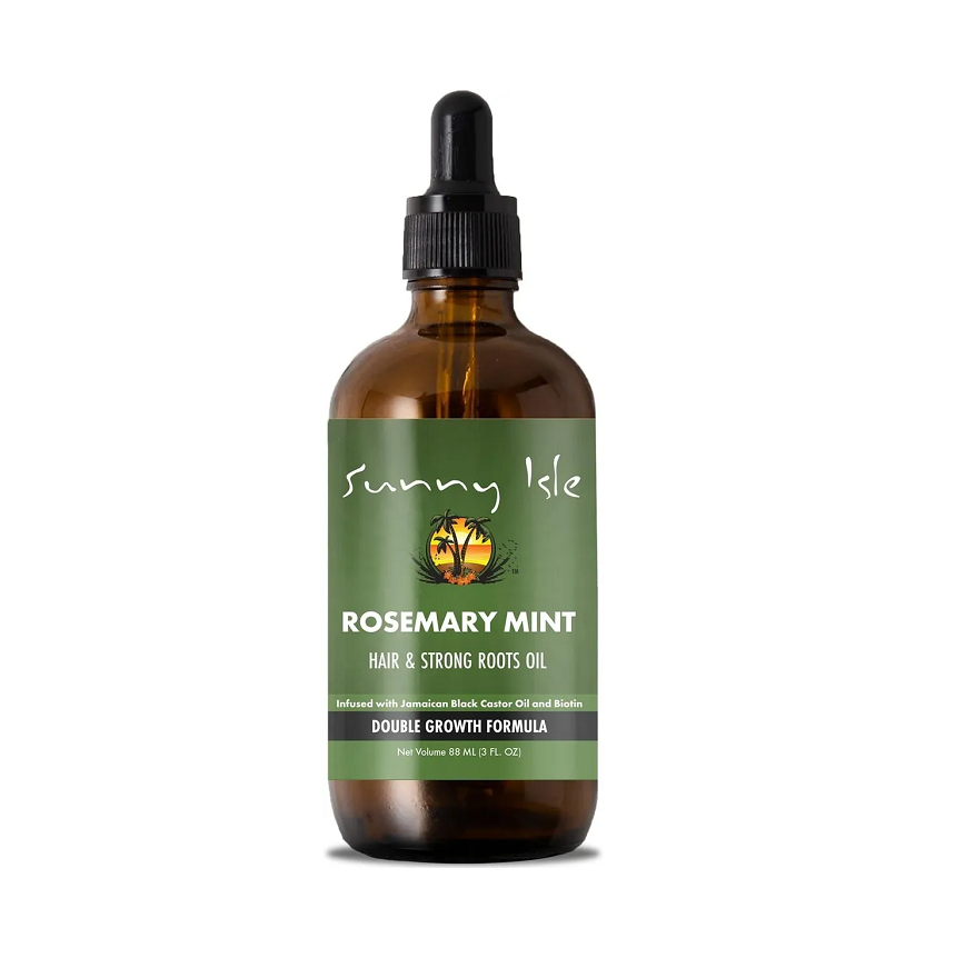 Sunny Isle Rosemary Mint Hair & Strong Roots Oil 3oz