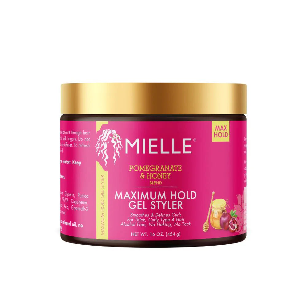 Mielle Pomegranate And Honey Maximum Hold Gel Styler 16oz