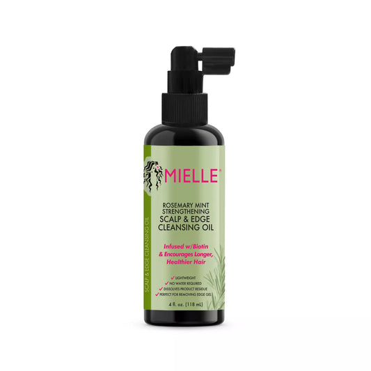 Mielle Organics Rosemary Mint Scalp & Edge Cleansing Hair Oil - 4 fl oz