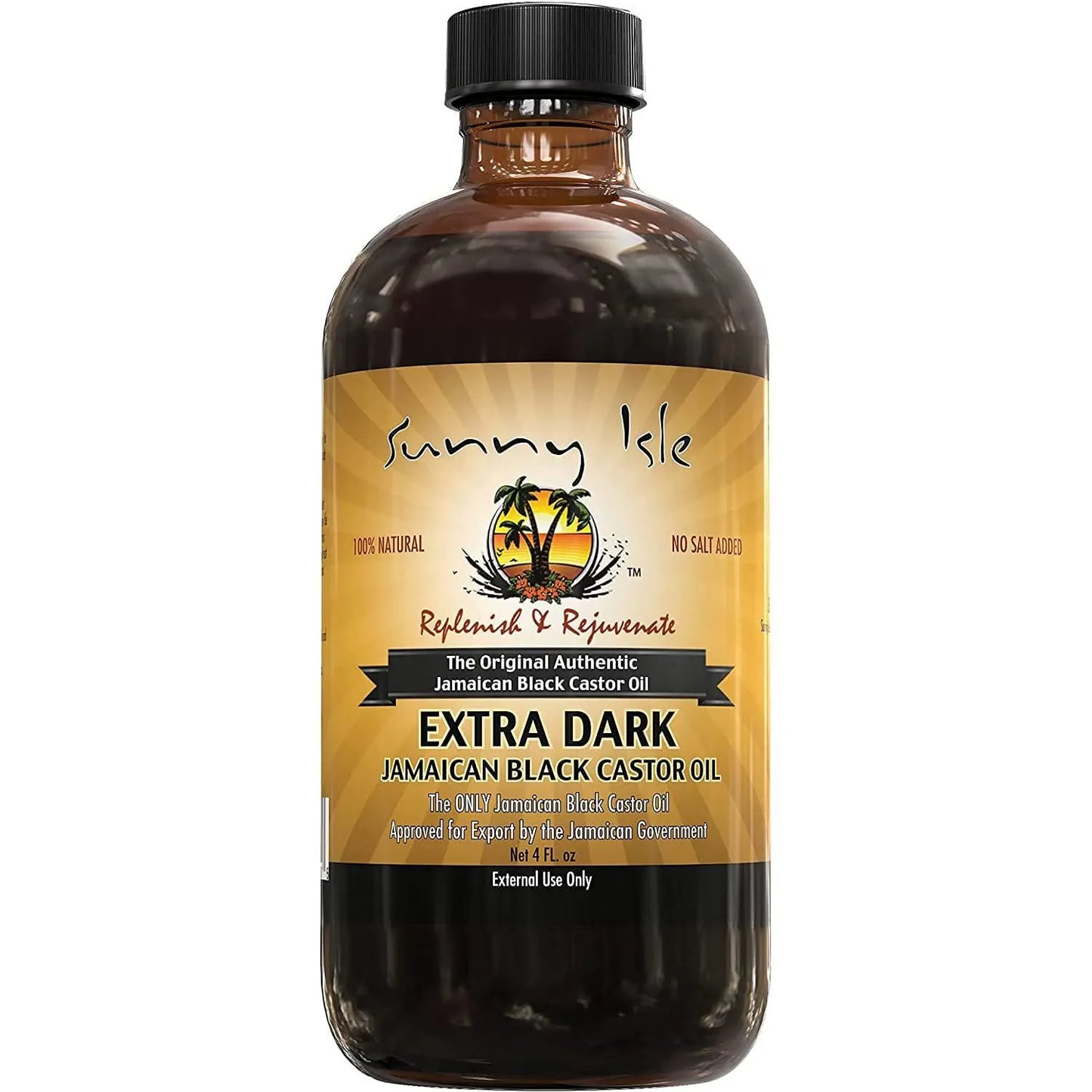 Sunny Isle, Jamaican Black Castor Oil, Extra Dark , 4oz