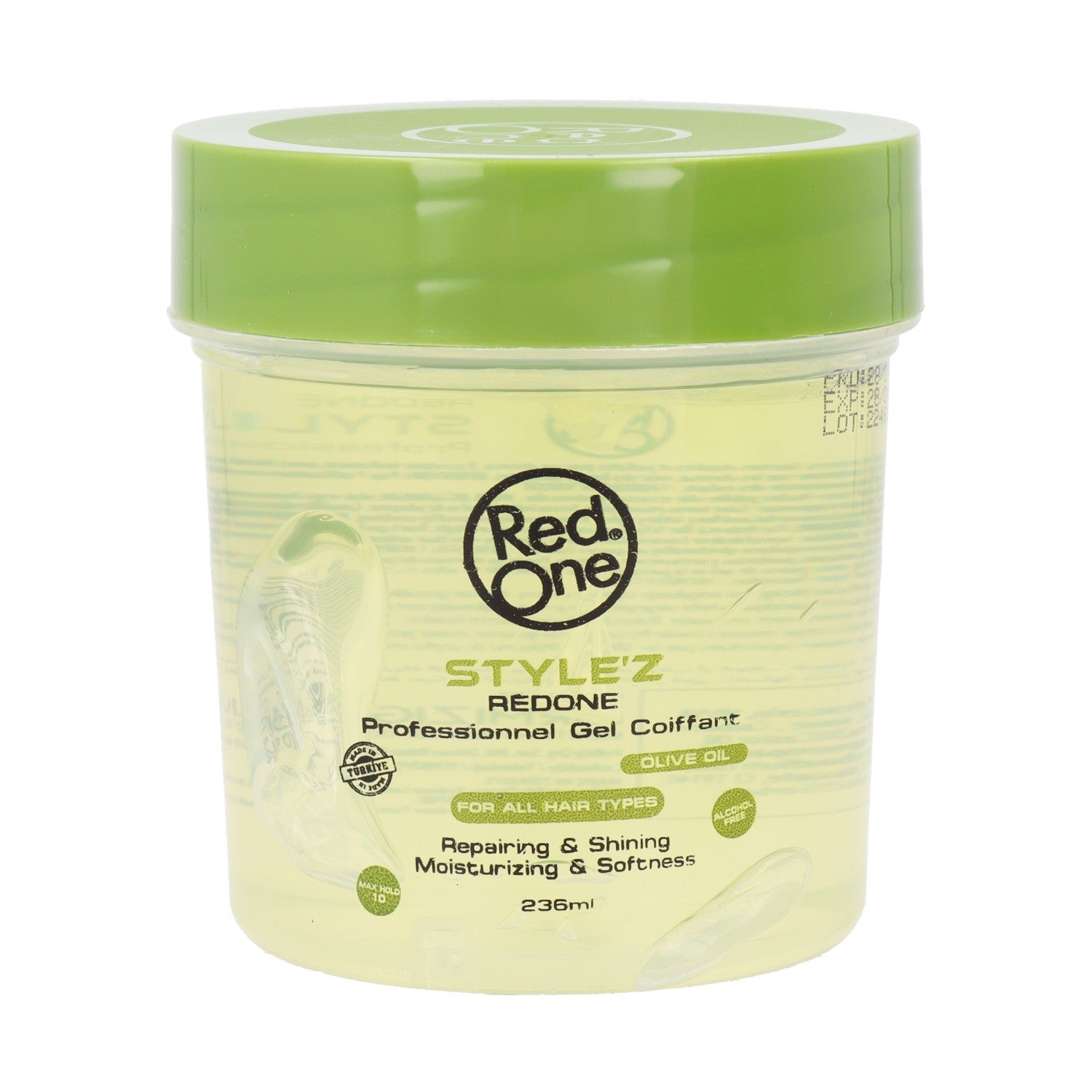 Red 236 Red One Style'z Professional Hair Olive Gel 236 Ml – CC Hair & Beauty