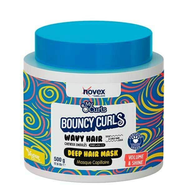 Novex My Curls Bouncy Curls Wavy Hair Hydrating Shampoo/Conditioner & Deep Hair Mask