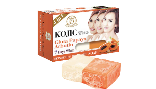 Kojic White 4 in 1 Gluta Papaya Arbutin Soap 7days White