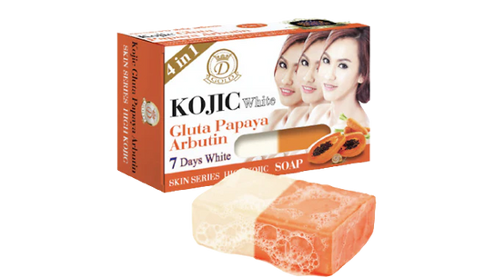 Kojic White 4 in 1 Gluta Papaya Arbutin Soap 7days White