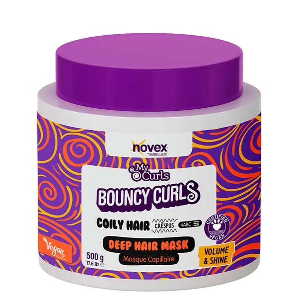 Novex My Curls Bouncy Curls Coily Hair Hydrating Shampoo/Conditioner & Deep Hair Mask Novex