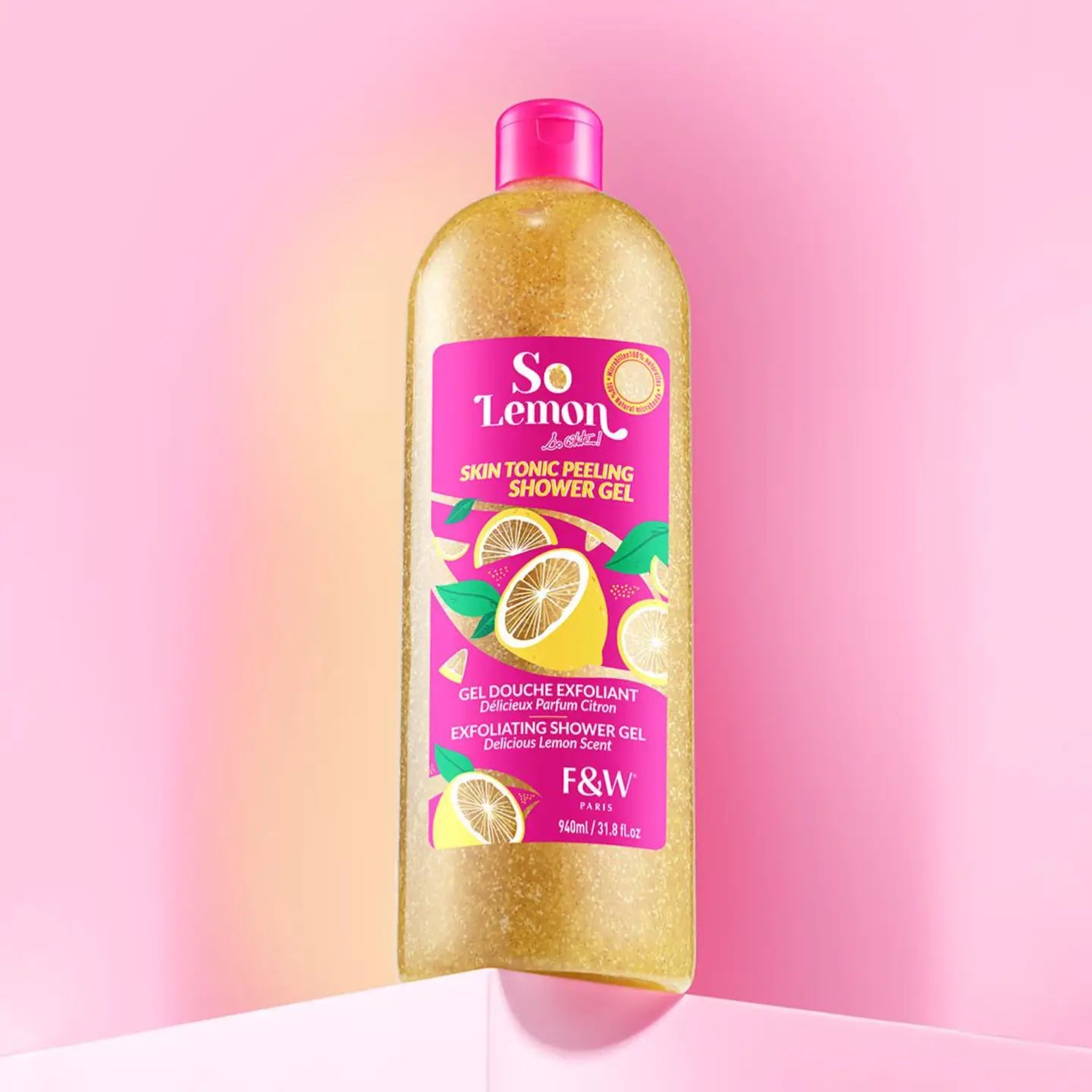 Fair & White So Lemon Exfoliating Shower Gel 940ml