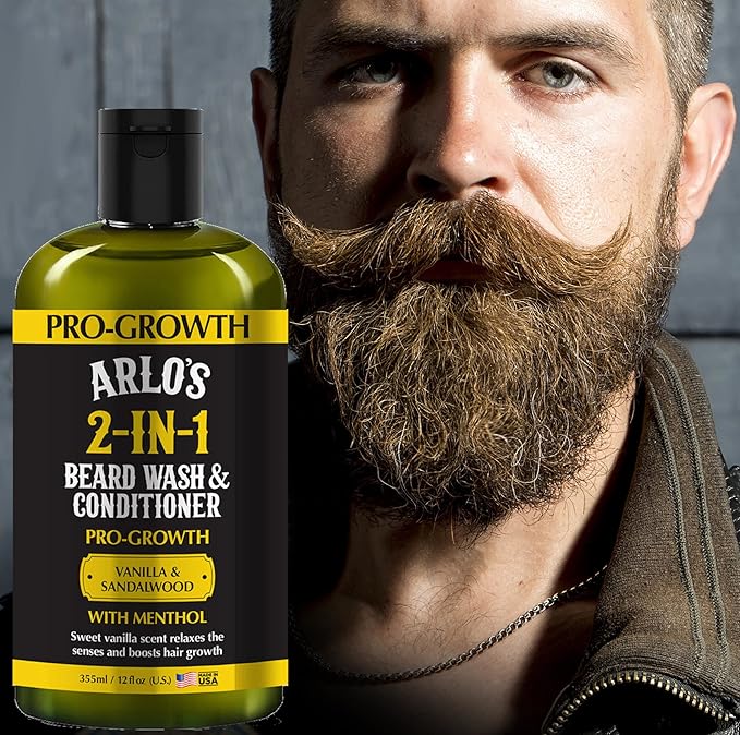 Arlo's Pro-Growth 2-in-1 Beard Wash and Conditioner 12oz