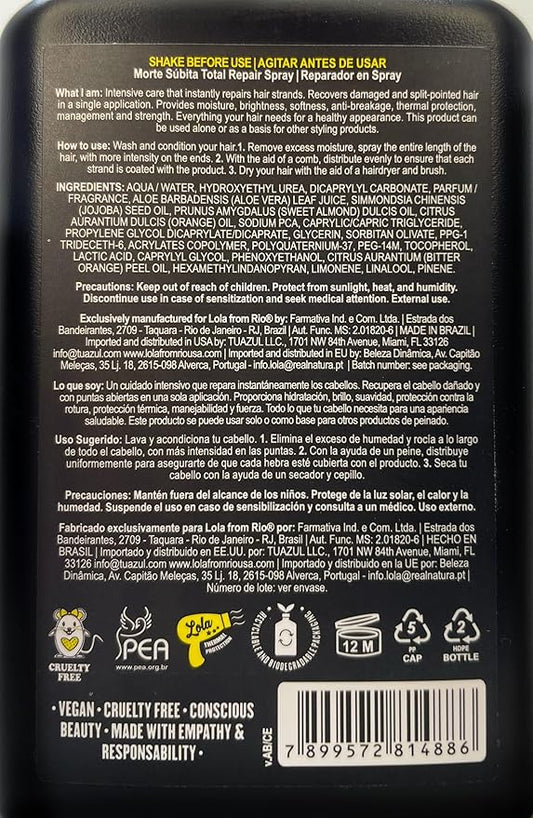 Lola From Rio Sudden Death Total Repair Spray 250ml