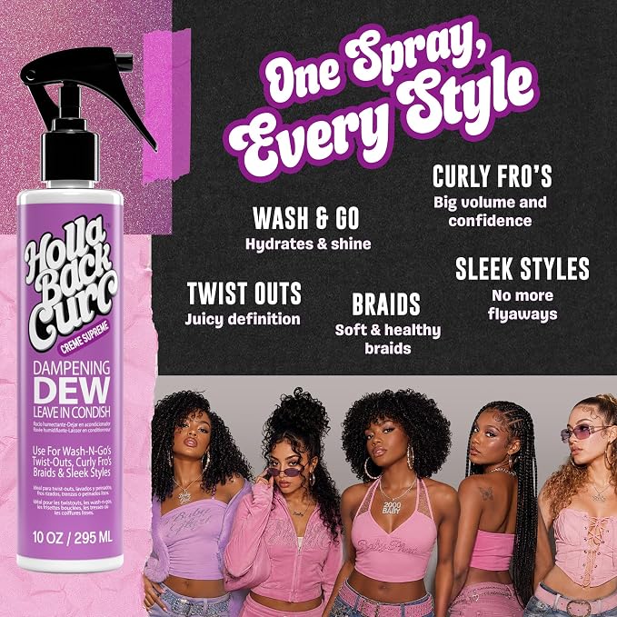 Holla Back Curl Dampening Dew Leave-In Conditioner 10 fl oz