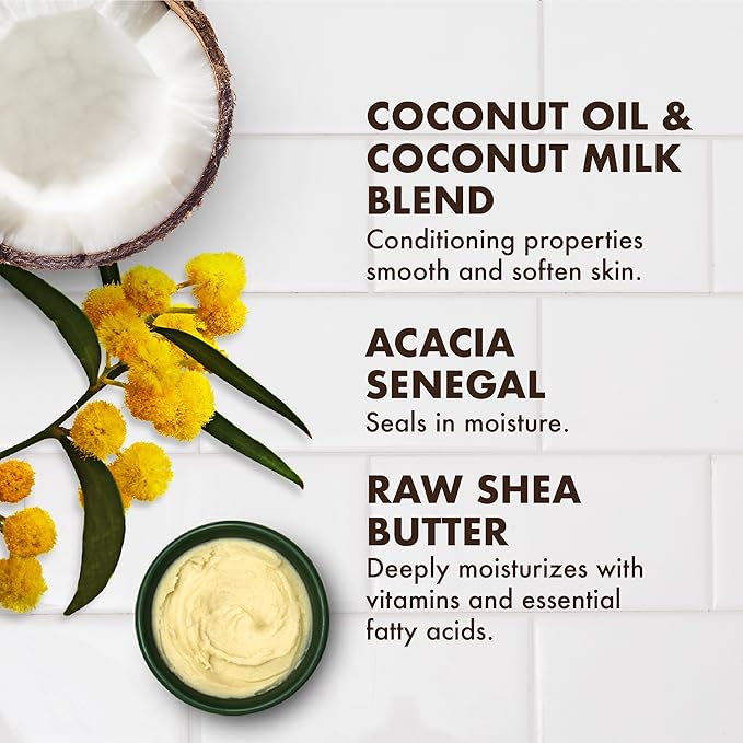 SheaMoisture 100% Virgin Coconut Oil In-Shower Body Conditioner 8Oz