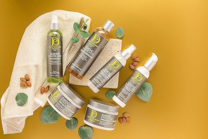 Design Essentials Natural Almond & Avocado Moisture Primer Pre - Styling Whip, 12oz