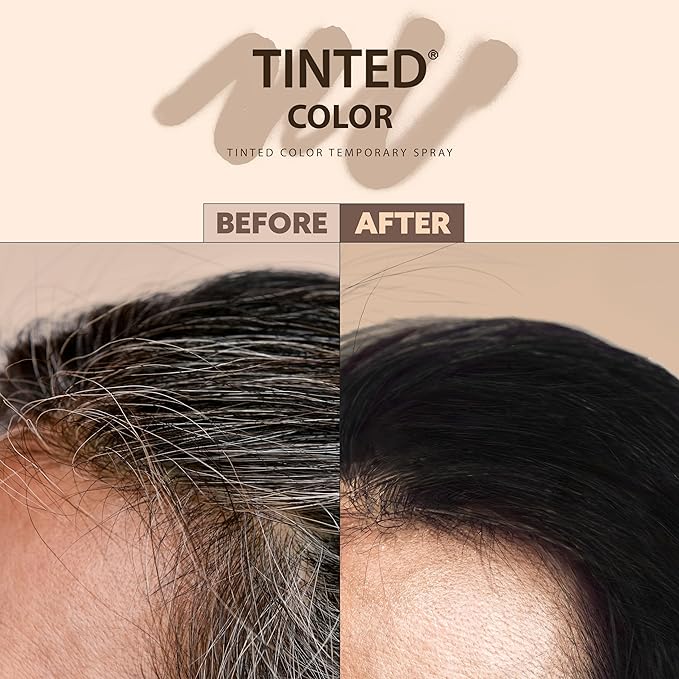 Tinted Color Temporary Spray 3.38oz /jet Black - Perfect Cover