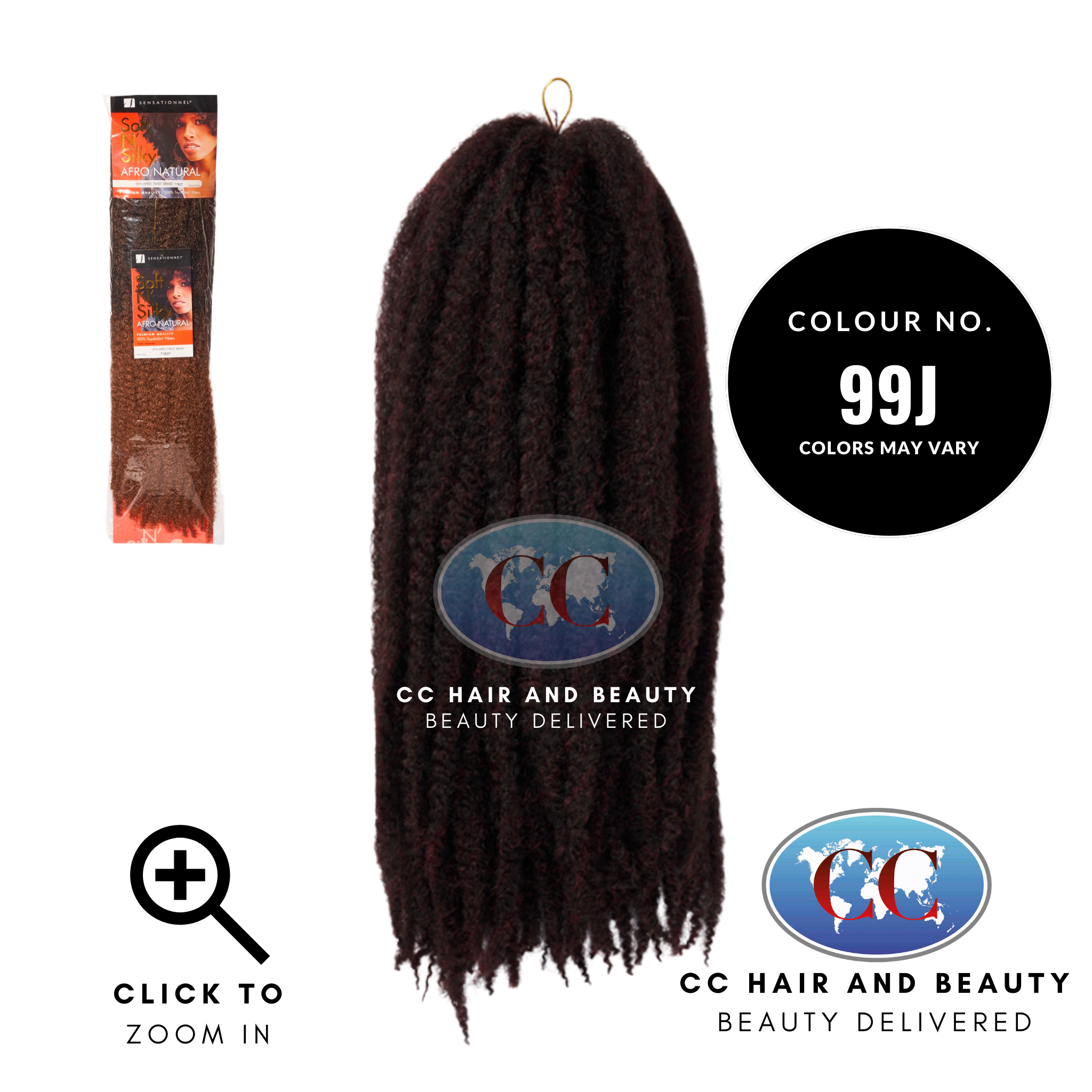 Soft N Silky Afro Natural Twist Braid-Colour 99J
