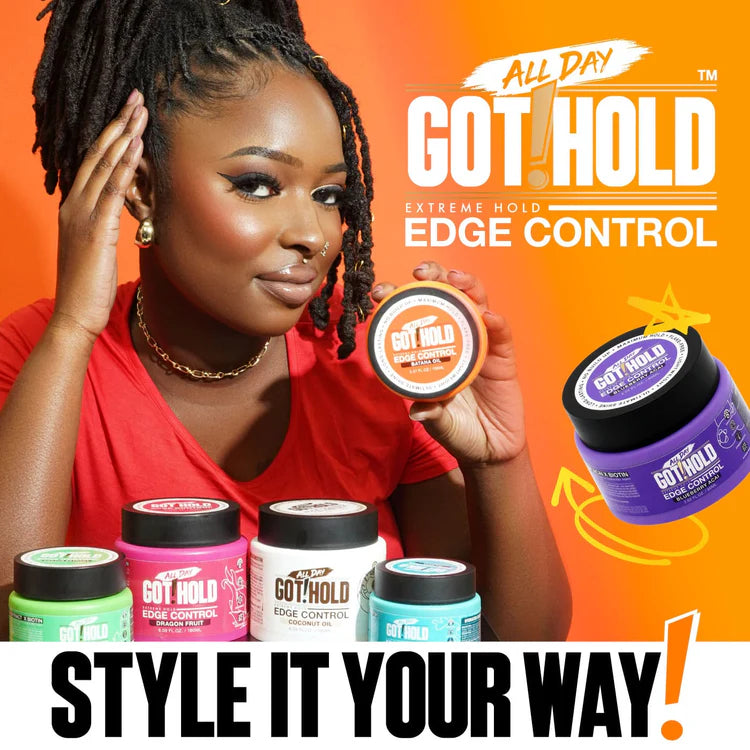 All Day Got Hold  Edge Control – Batana Oil
