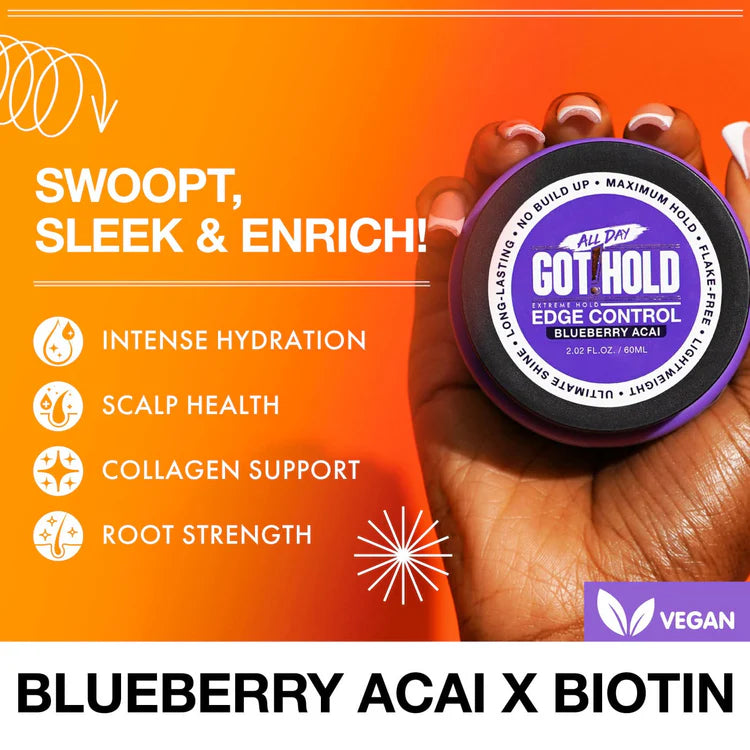 All Day Got Hold Edge Control – Blueberry Acai