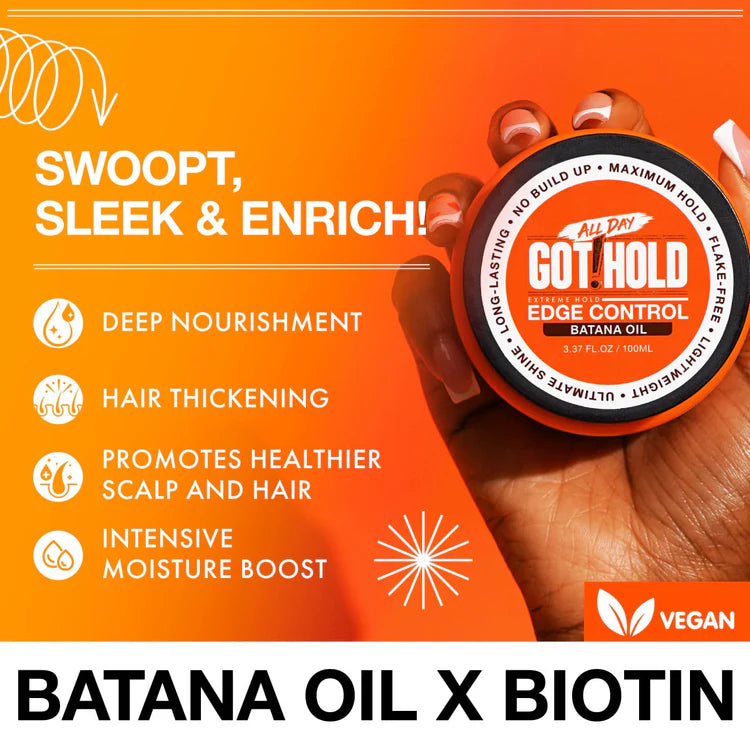 All Day Got Hold  Edge Control – Batana Oil