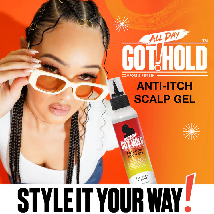 All Day Got Hold Anti-Itch Scalp Gel-4 OZ. /120 ML | CC Hair & Beauty UK
