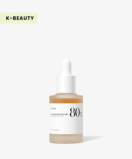 Anua Heartleaf 80% Soothing Ampoule 30ml dropper bottle