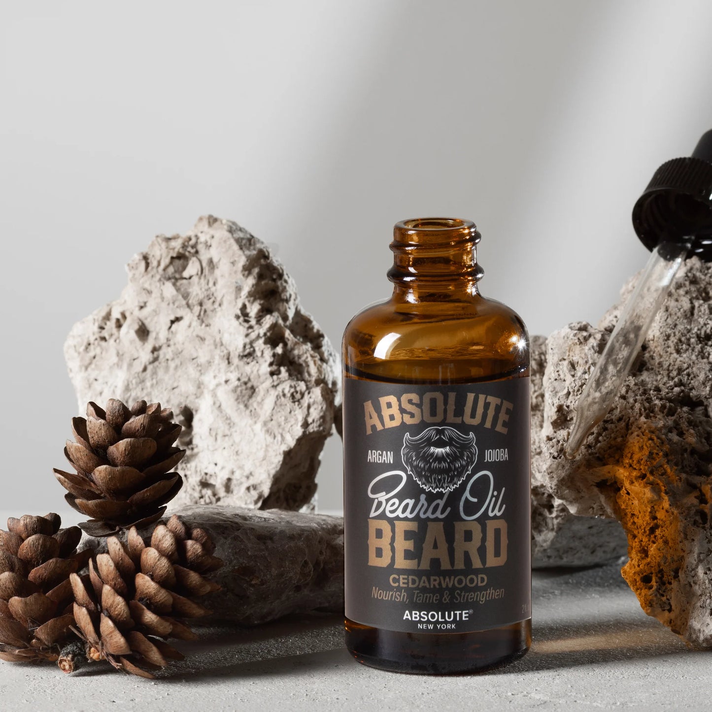 Absolute New York Cedarwood Beard Oil With Argan Oil And Jojoba Oil 60ml