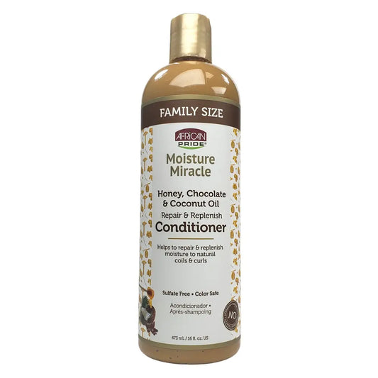 African Pride Moisture Honey, Chocolate & Coconut Oil Conditioner - 473ml