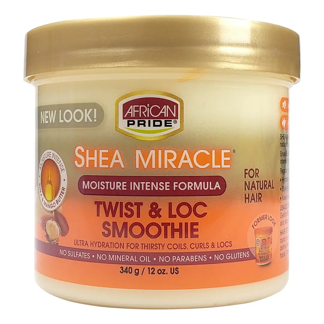 African Pride Shea  Twist & Loc Smoothie 340G/12Oz - product detail | CC Hair & Beauty