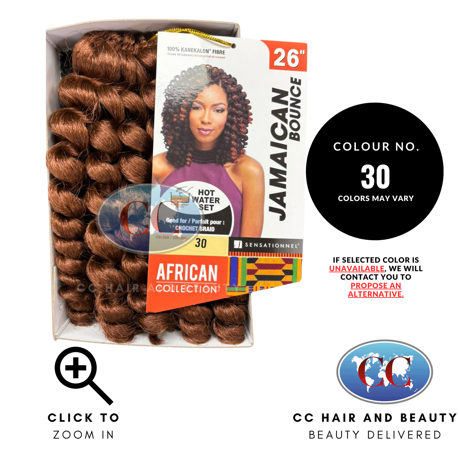 African Collection Jamaican Bounce 26"-Colour 30