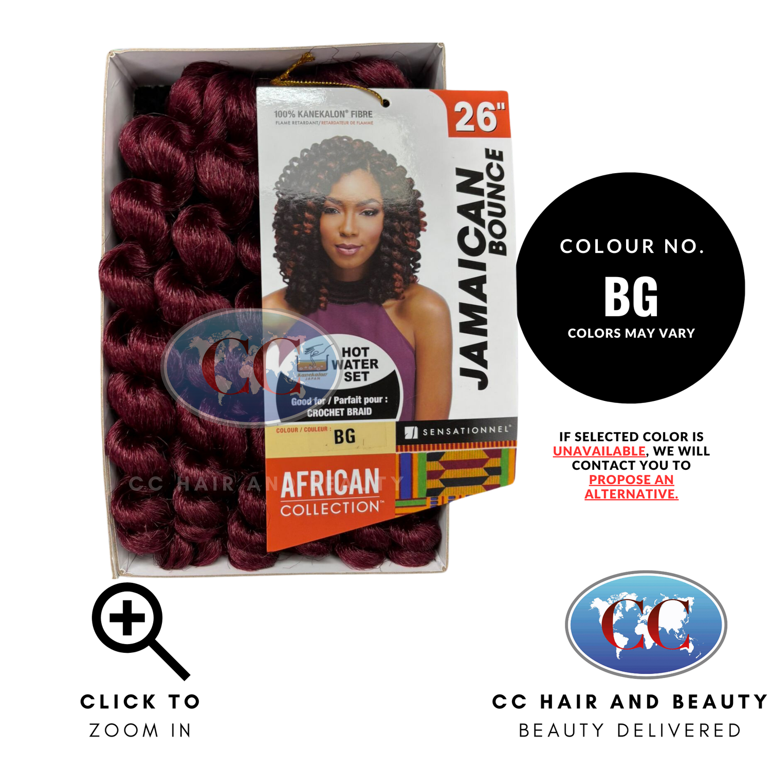 African Collection Jamaican Bounce 26"-Colour BG