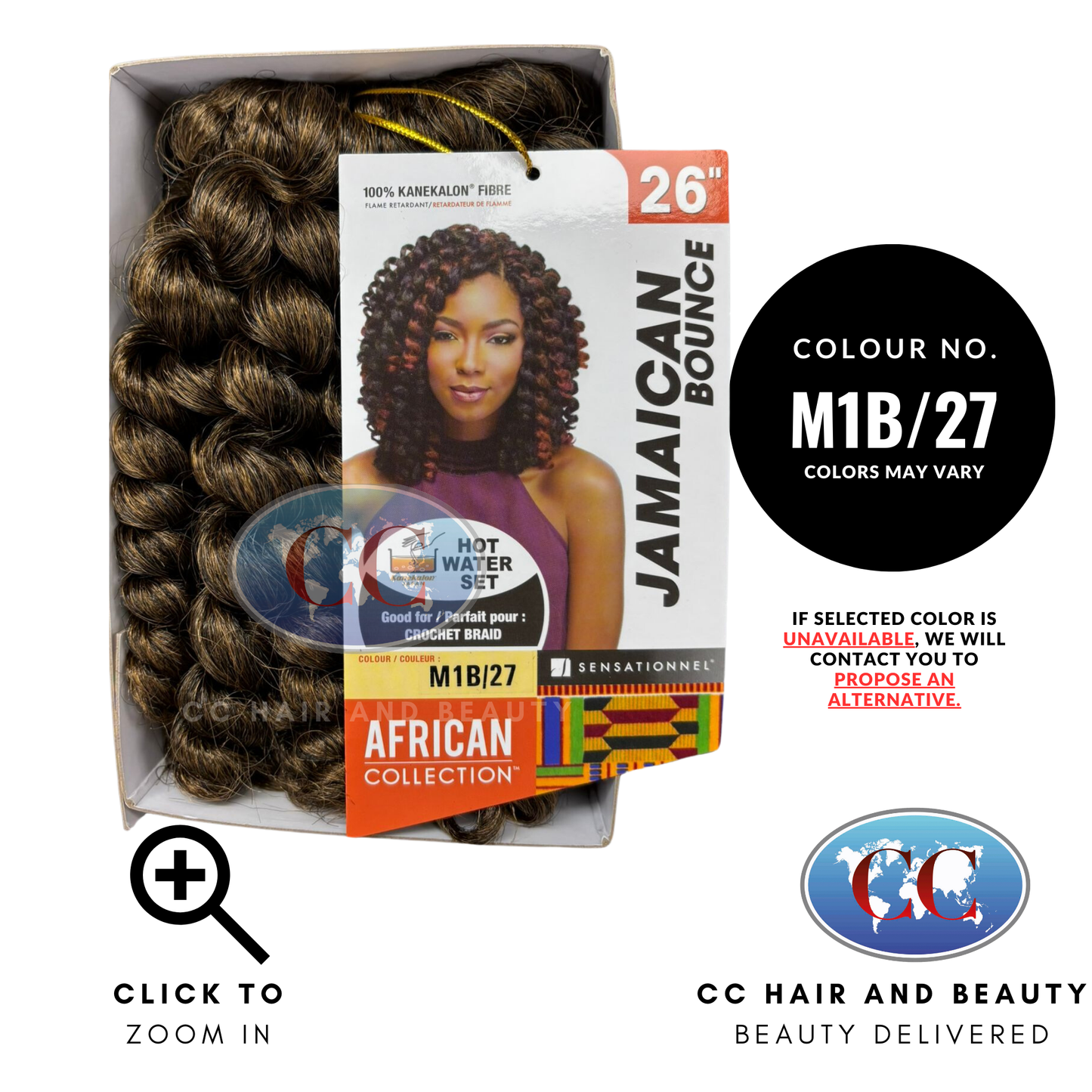 African Collection Jamaican Bounce 26"-Colour M1B/27