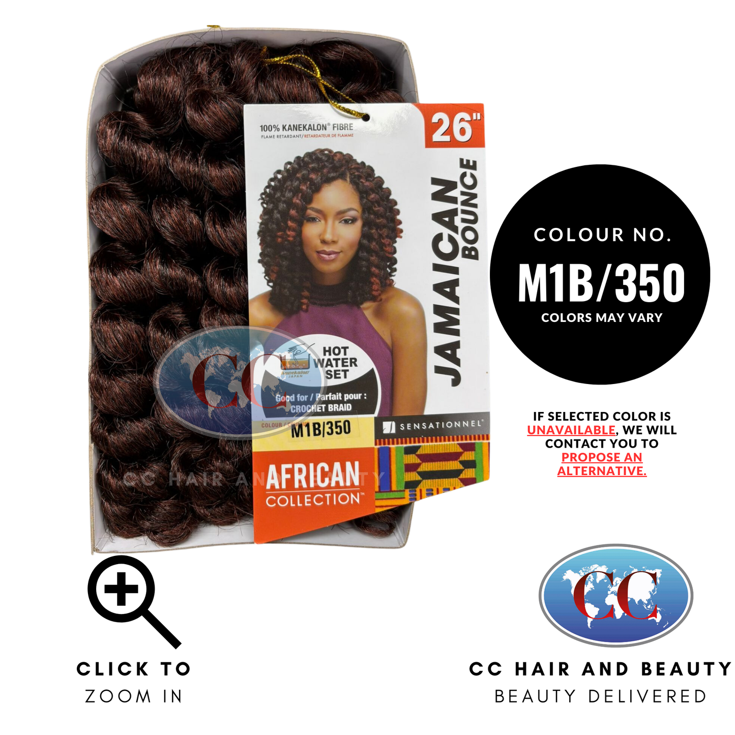 African Collection Jamaican Bounce 26"-Colour M1B/350