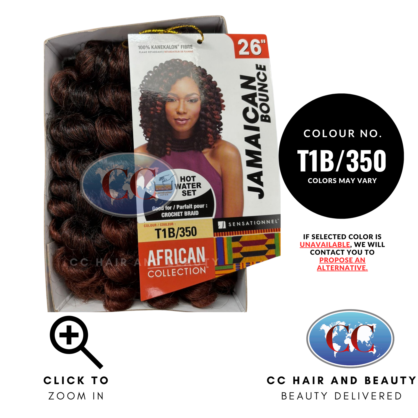 African Collection Jamaican Bounce 26"-Colour T1B/350