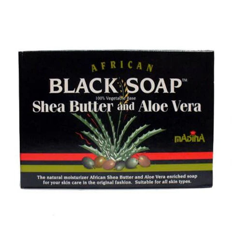 African Black Soap Shea Butter & Aloe Vera 3.5oz