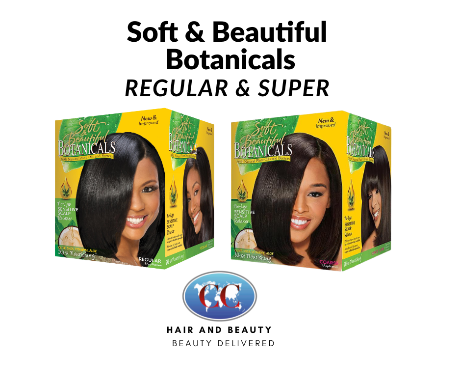 Soft & Beautiful Botanicals No-Lye Sensitive Scalp Relaxer - Regular ...