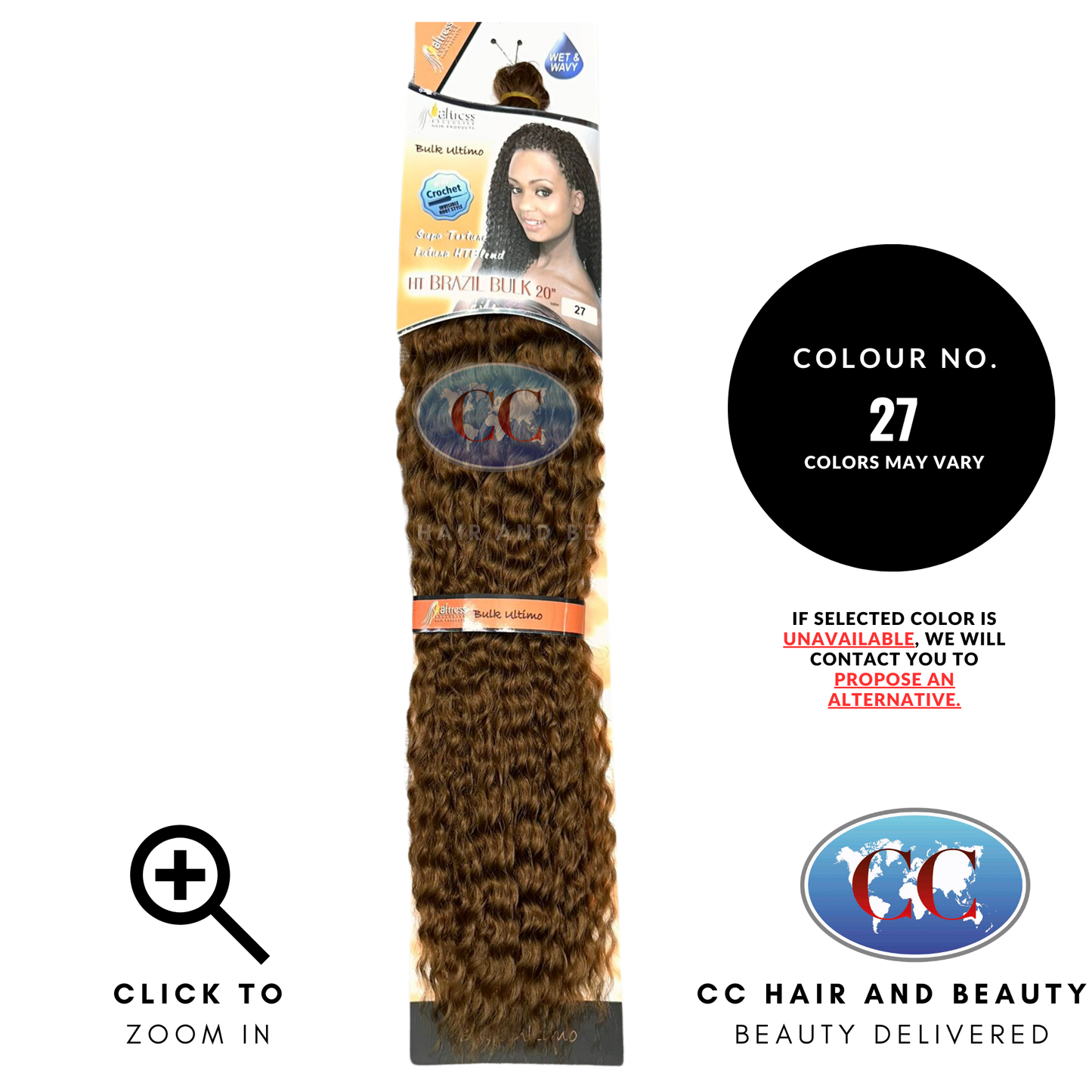 Aftress Synthetic Hair - Ht Brazil Bulk Braid 20"- colour 27