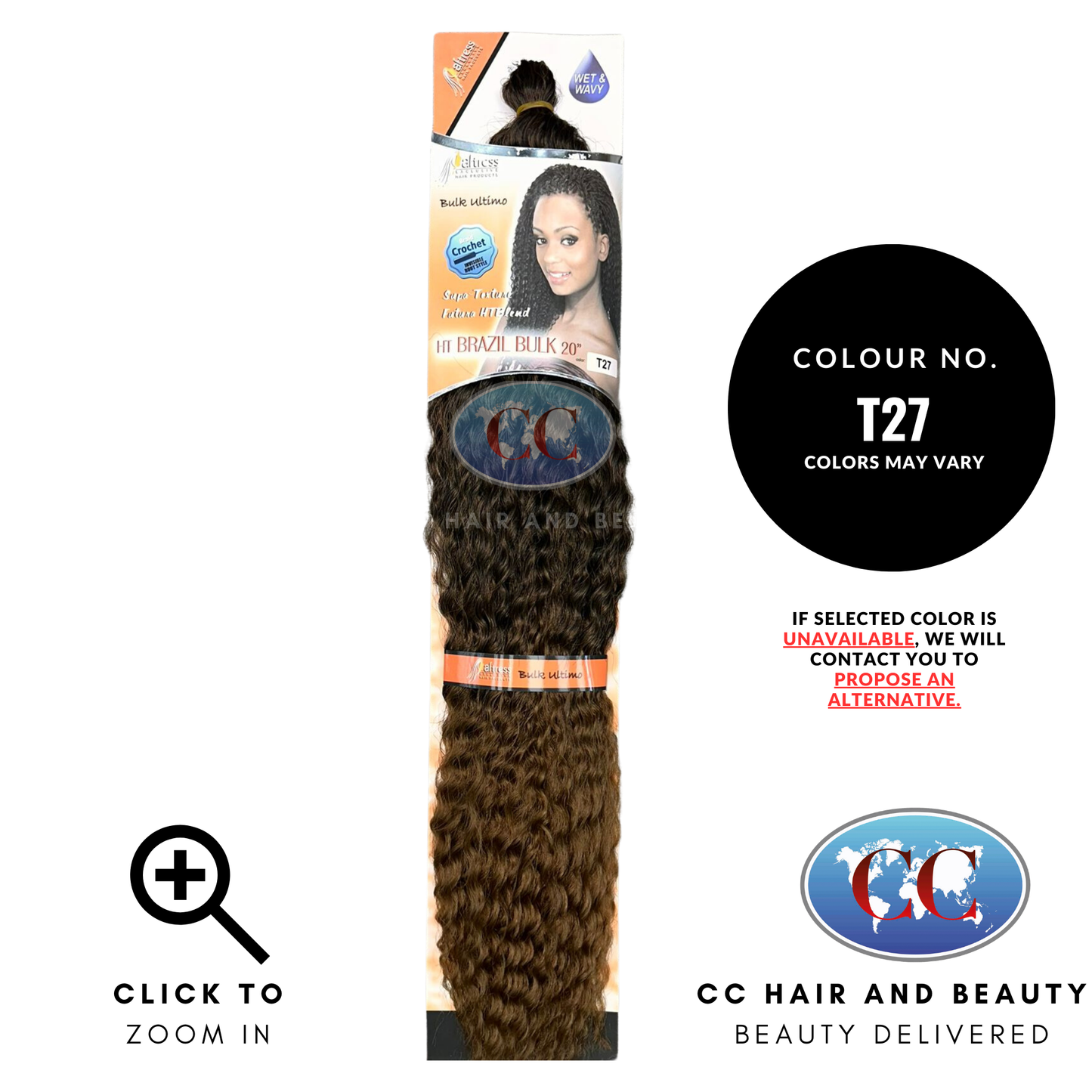 Aftress Synthetic Hair - Ht Brazil Bulk Braid 20"- colour T27