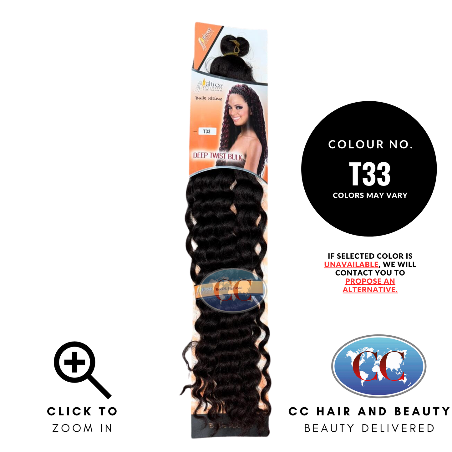 Aftress Deep Twist Bulk Synthetic Hair Braiding