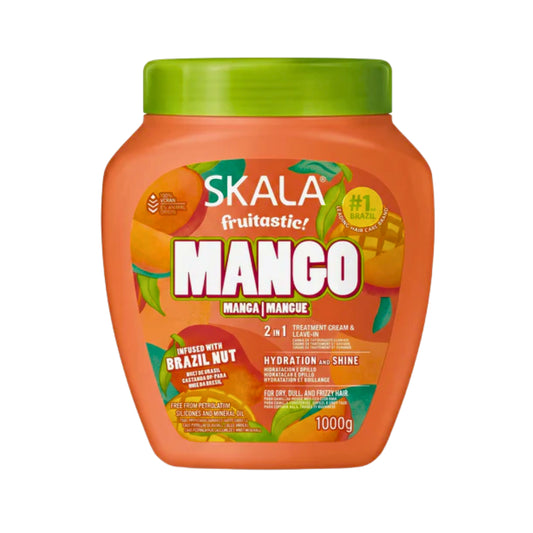 Skala Fruitastic Mango 2 In 1 Hair Treatment + Leave In Cream 35.2 Oz