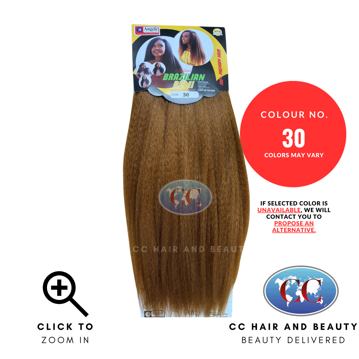 Angels Brazilian Remi Hair-colour 30