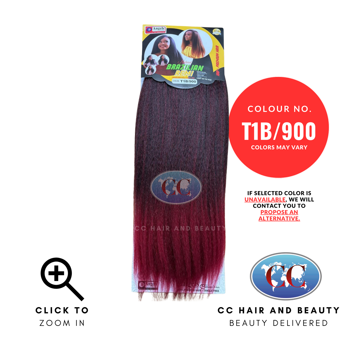 Angels Brazilian Remi Hair-colour T1B/900