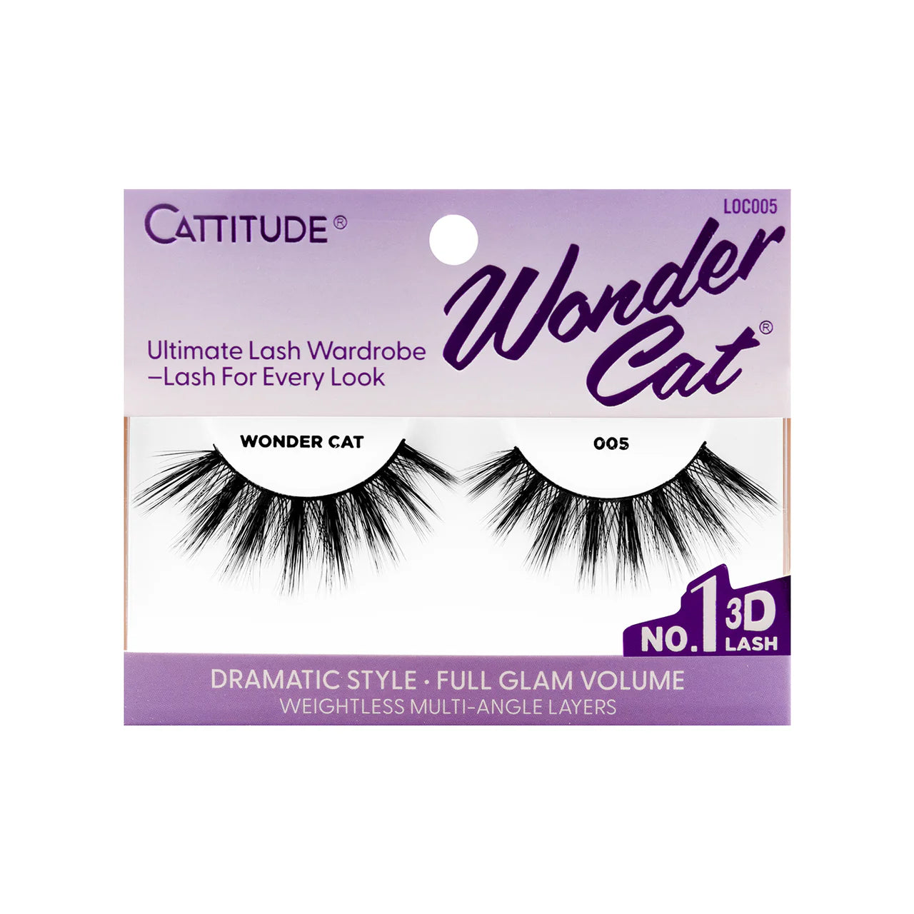 Ebin New York Cattitude Lashes-Wonder Cat