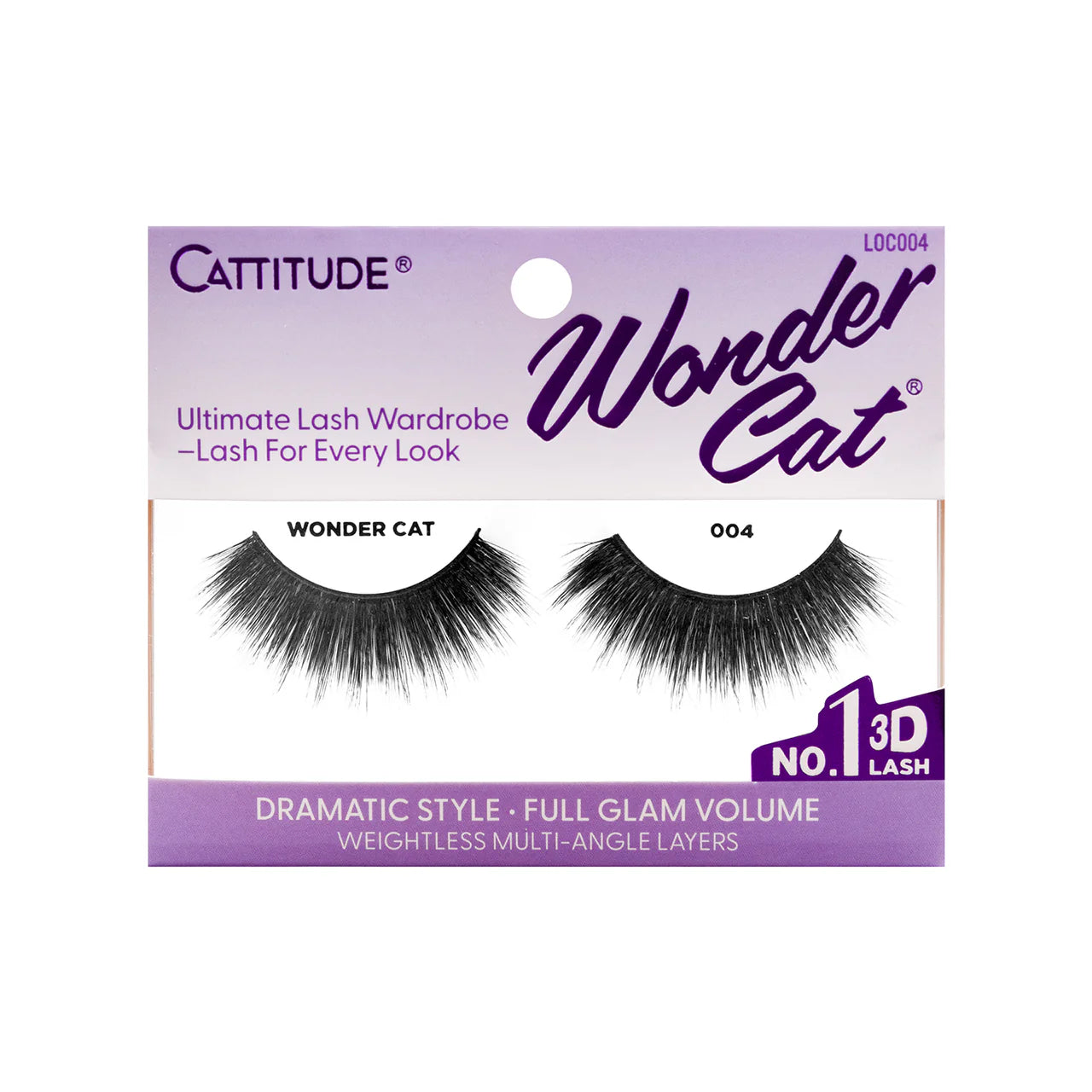 Ebin New York Cattitude Lashes-Wonder Cat