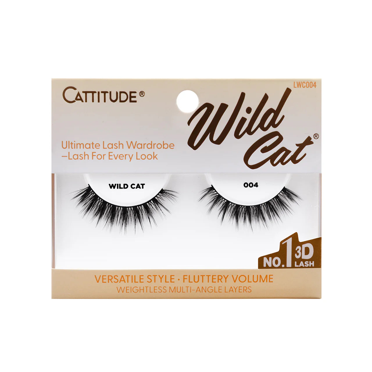EBIN NEW YORK Cattitude 3D Eye Lash - Wild Cat