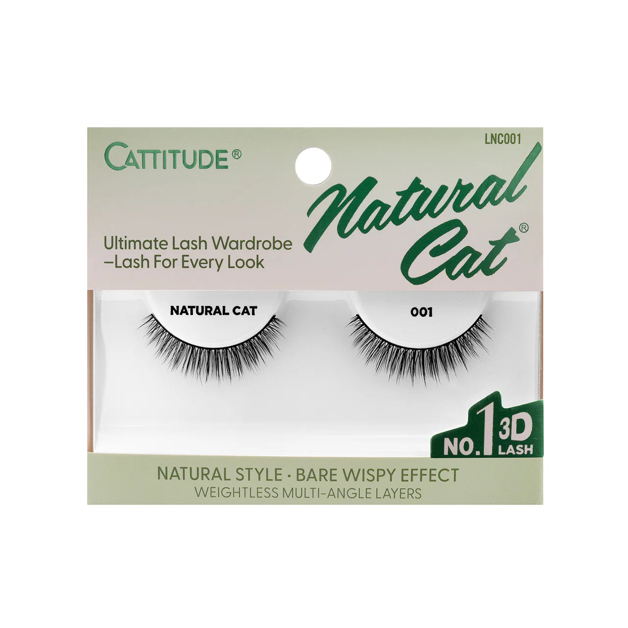 Ebin New York Cattitude Lashes - Natural Cat