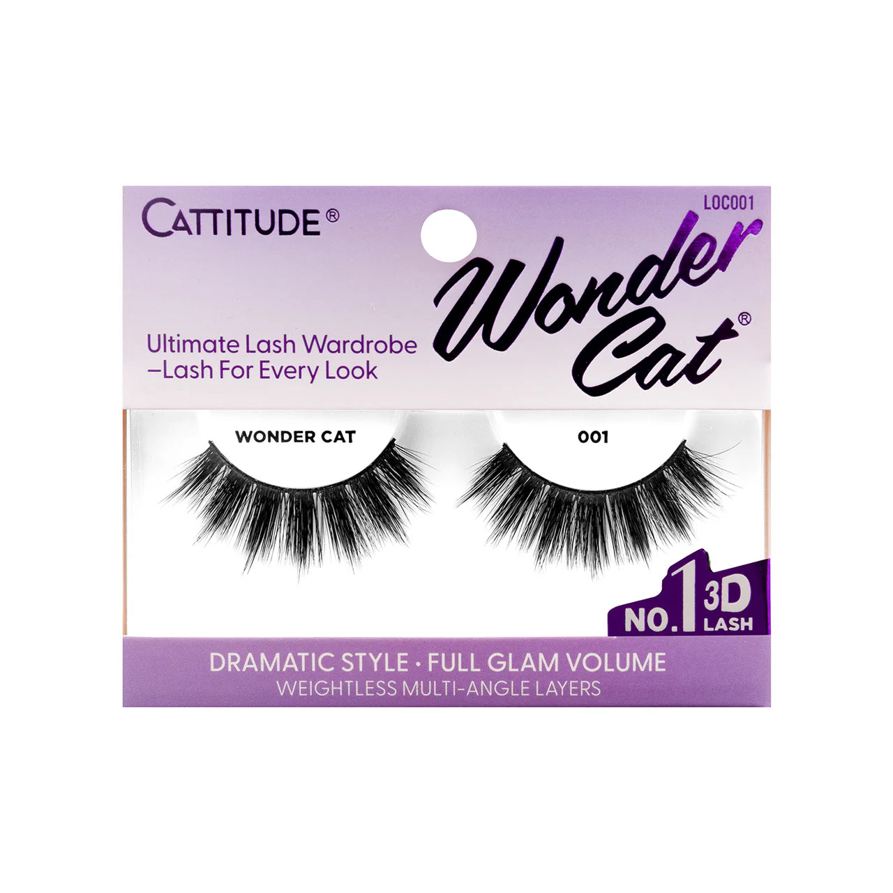 Ebin New York Cattitude Lashes-Wonder Cat