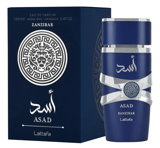 Lattafa Asad Zanzibar Eau de Parfum Spray for Men - product detail | CC Hair & Beauty