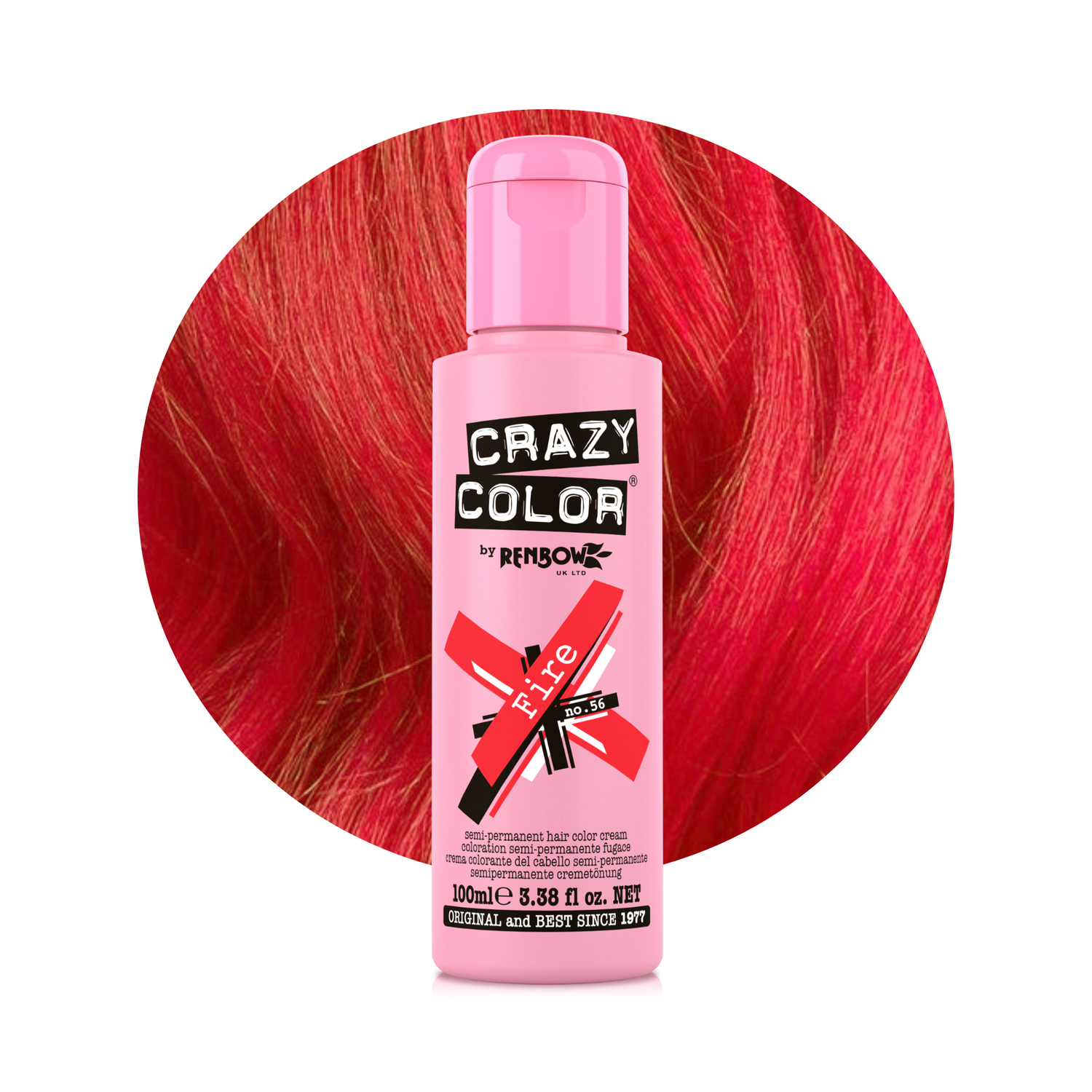 Crazy Color Fire Semi-Permanent Hair Dye 100ml