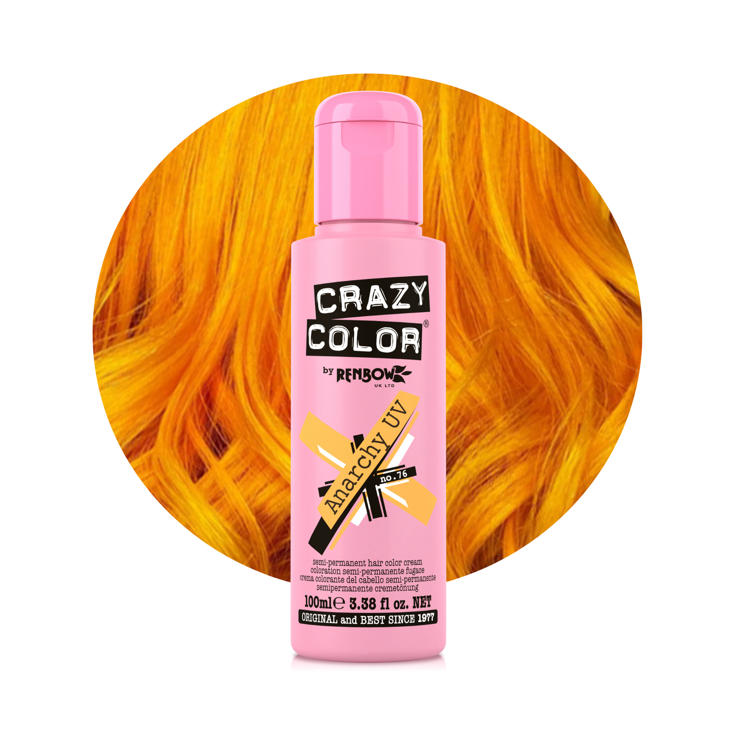 Crazy Color Anarchy UV Semi-Permanent Hair Dye 100ml
