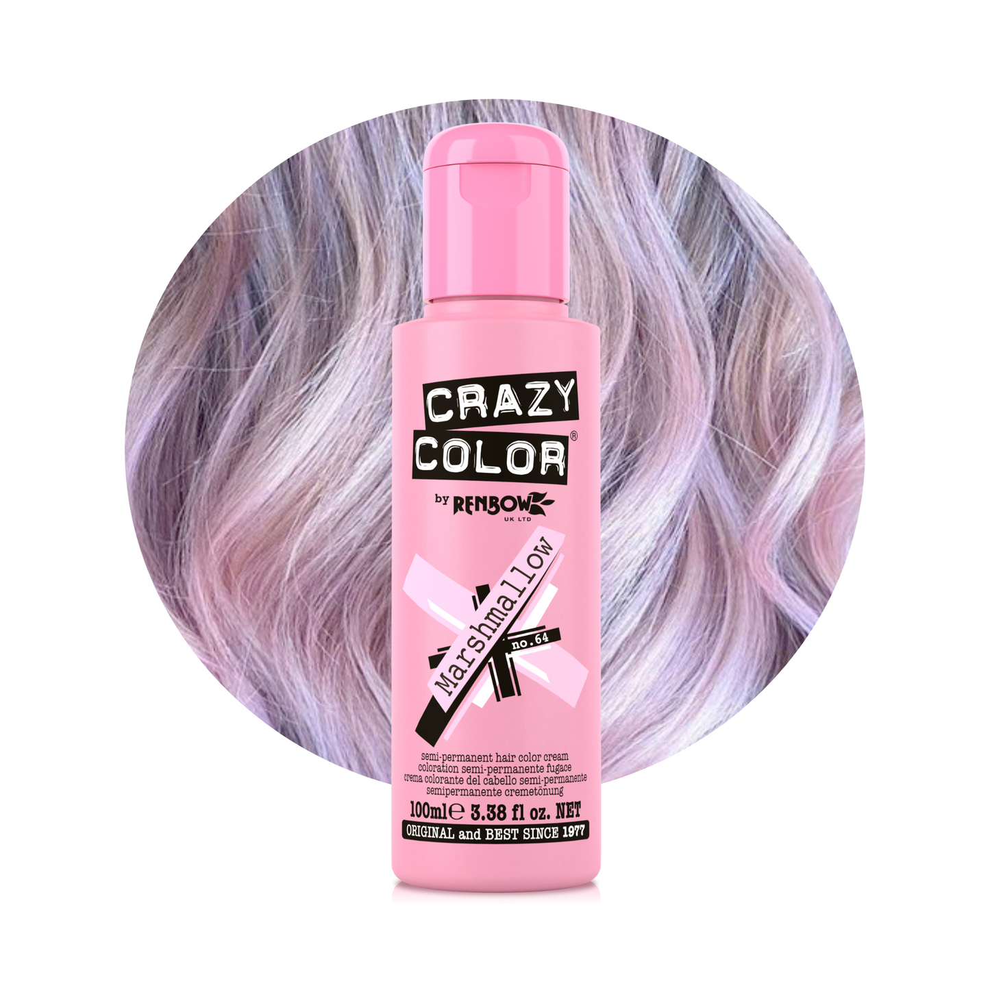Crazy Color Marshmallow Semi-Permanent Hair Dye 100ml
