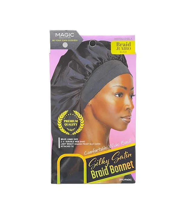 Magic Collection Silky Satin Braid Bonnet Jumbo