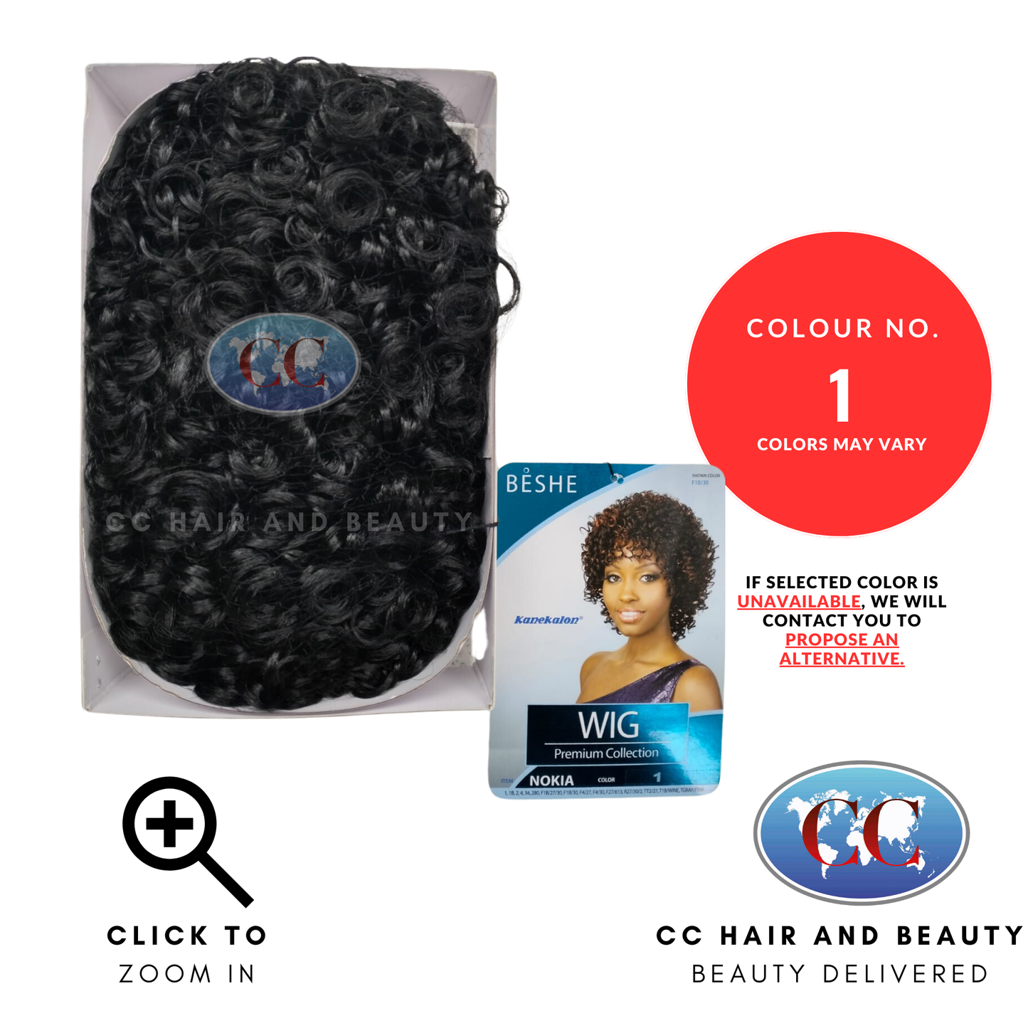Beshe Afro Premium Collection Wig - Nokia